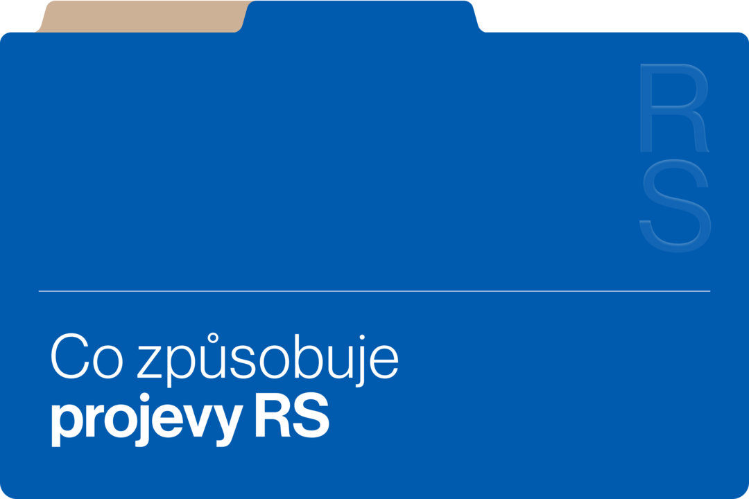 Co zpusobuje projevy RS